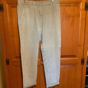 gap broken-in-straight striped khakis